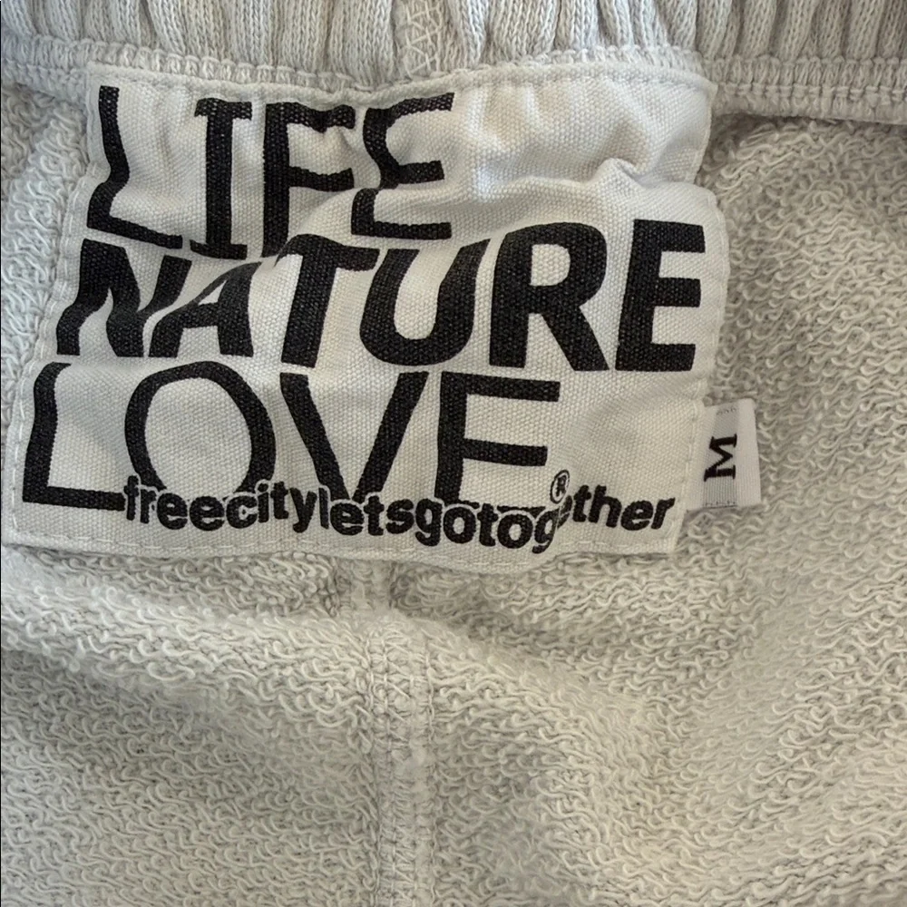 Freecity GREY  Sweatpants with Red Logo - Picture 2 of 7